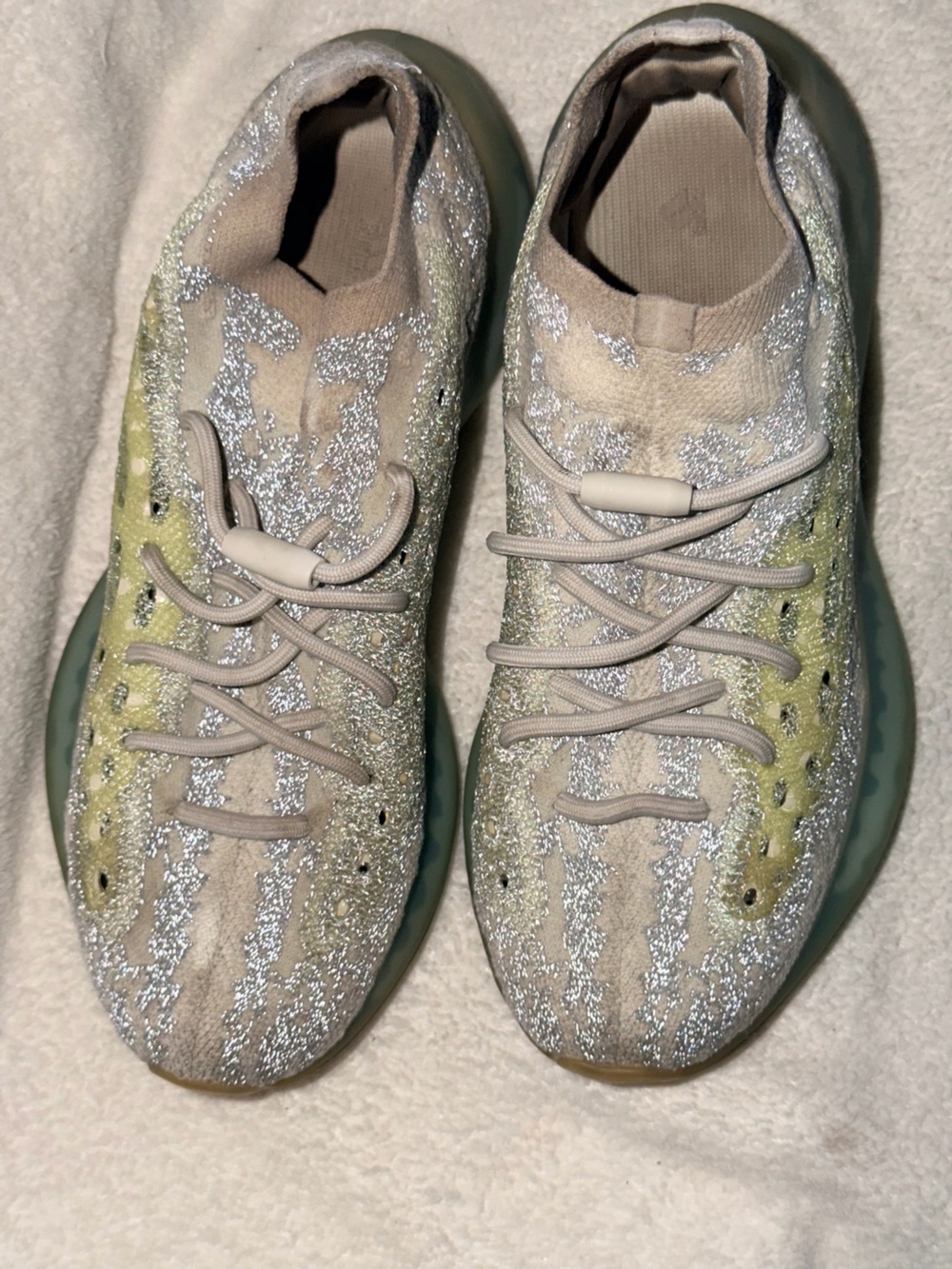 Adidas Yeezy Boost 380 Alien Blue Reflective Sneakers Shoes Men's Size 8.5M - Picture 10 of 10